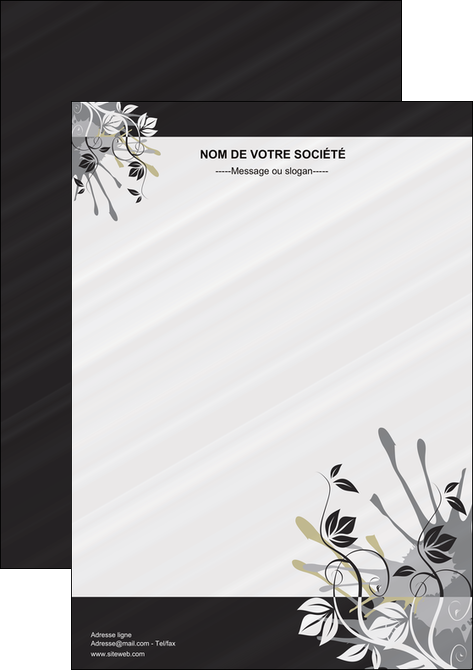 imprimerie affiche fleuriste et jardinage fleurs fleuriste jardin MFLUOO23441