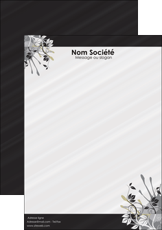 exemple tete de lettre fleuriste et jardinage fleurs fleuriste jardin MIF23445