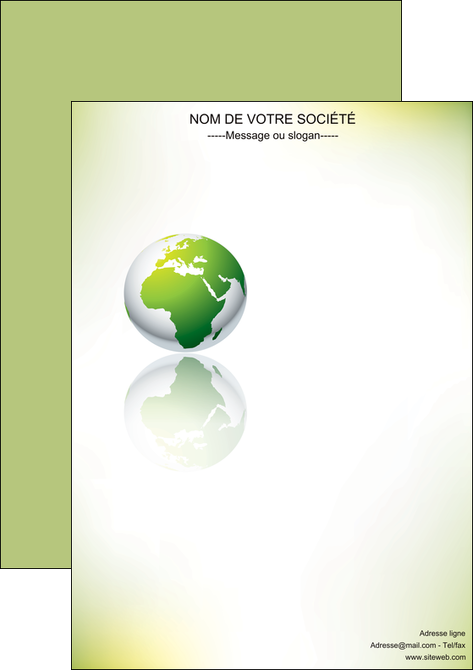 modele en ligne affiche paysage nature nature verte ecologie MIF23553