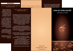 exemple depliant 3 volets  6 pages  bar et cafe et pub cafe cafe noir cafe delices MLGI23585