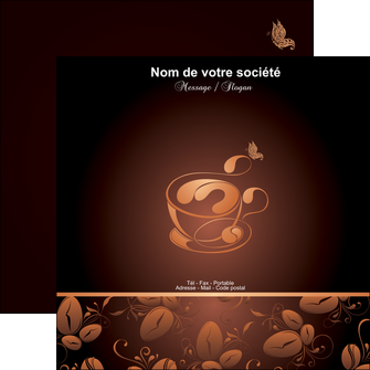 maquette en ligne a personnaliser flyers bar et cafe et pub cafe cafe noir cafe delices MLGI23595