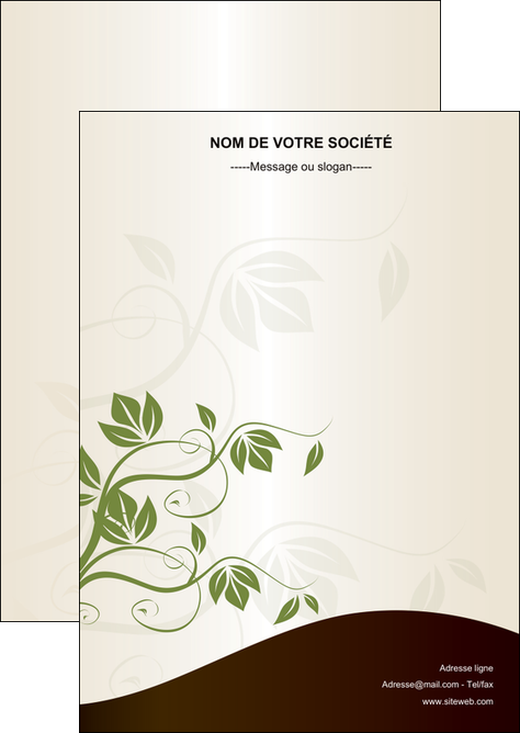 cree flyers fleuriste et jardinage feuilles feuilles vertes nature MFLUOO23611
