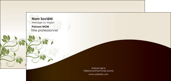 faire modele a imprimer carte de correspondance fleuriste et jardinage feuilles feuilles vertes nature MIDLU23617