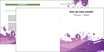creer modele en ligne depliant 2 volets  4 pages  peinture texture contexture structure MFLUOO23733