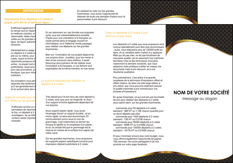 modele depliant 3 volets  6 pages  texture contexture structure MIDBE23831
