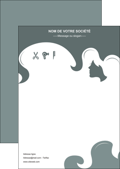 personnaliser maquette flyers institut de beaute coiffure salon de coiffure beaute MLGI24237