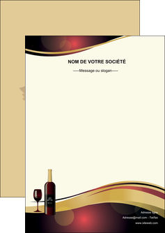 modele flyers vin commerce et producteur vin vignoble bouteille de vin MIDBE24287