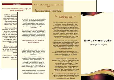 imprimer depliant 3 volets  6 pages  vin commerce et producteur vin vignoble bouteille de vin MLGI24289