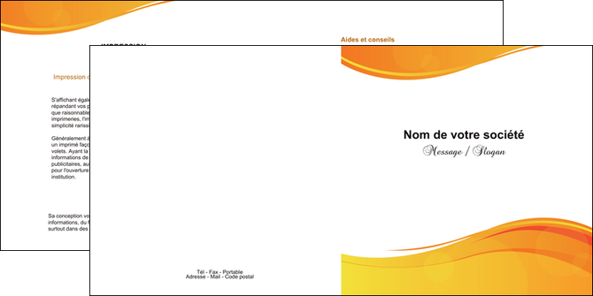 cree depliant 2 volets  4 pages  texture contexture structure MIDBE24429