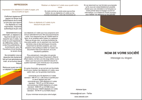 cree depliant 3 volets  6 pages  structure contexture design simple MFLUOO24611