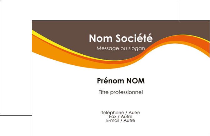 modele carte de visite structure contexture design simple MFLUOO24617