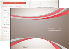creation graphique en ligne depliant 2 volets  4 pages  structure contexture design simple MLGI24817