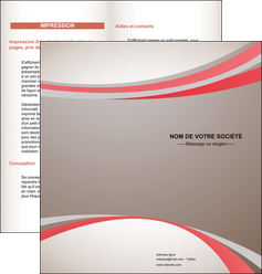 faire depliant 2 volets  4 pages  structure contexture design simple MLGI24841