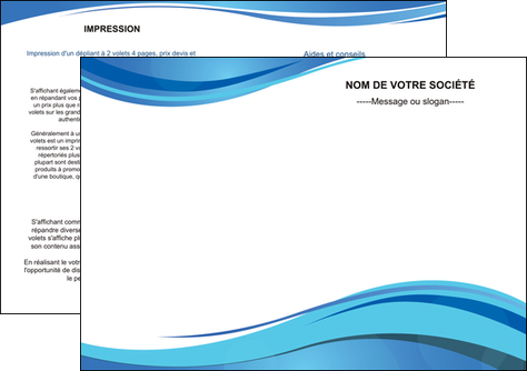 personnaliser modele de depliant 2 volets  4 pages  texture contexture structure MLGI25003