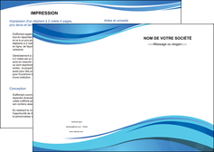 cree depliant 2 volets  4 pages  texture contexture structure MLGI25005