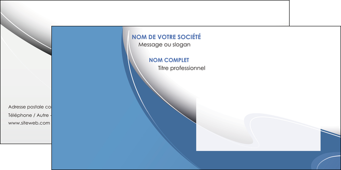 exemple enveloppe ure en  bleu pastel courbes fluides MIDBE25283