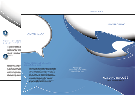 personnaliser maquette depliant 3 volets  6 pages  ure en  bleu pastel courbes fluides MIDBE25291