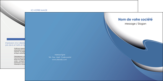 creation graphique en ligne depliant 2 volets  4 pages  ure en  bleu pastel courbes fluides MLIGCH25297