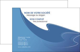 faire modele a imprimer carte de visite ure en  bleu pastel courbes fluides MLIGCH25303