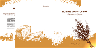 personnaliser modele de depliant 2 volets  4 pages  boulangerie boulangerie boulange boulanger MLIG25335