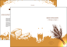 modele depliant 2 volets  4 pages  boulangerie boulangerie boulange boulanger MLIG25349