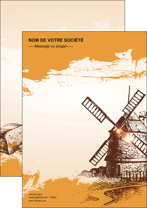 impression affiche bar et cafe et pub boulangerie boulange boulanger MIDLU25427