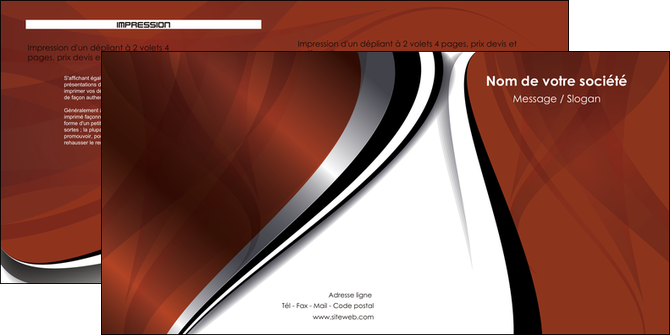 imprimerie depliant 2 volets  4 pages  textures contextures structures MFLUOO25481