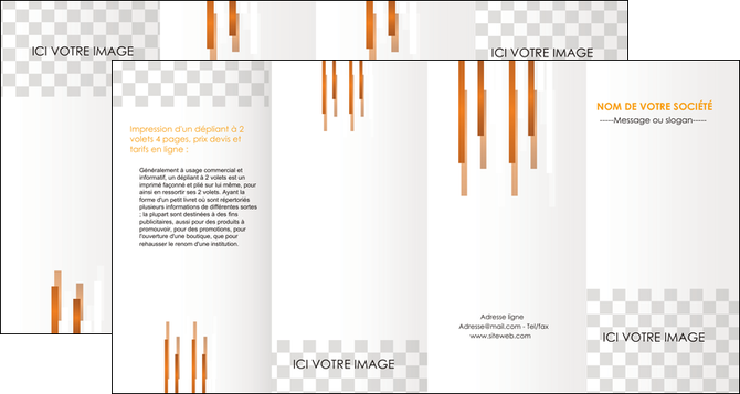 modele depliant 4 volets  8 pages  textures contextures structures MIDLU25547