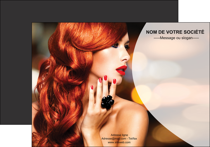imprimerie affiche centre esthetique  coiffure coiffeur coiffeuse MIDLU25563