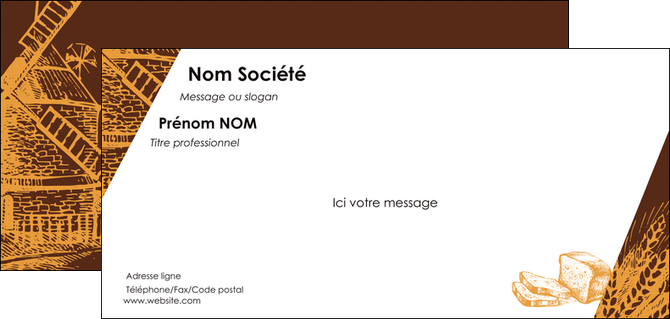 modele carte de correspondance boulangerie boulangerie boulanger boulange MID25589