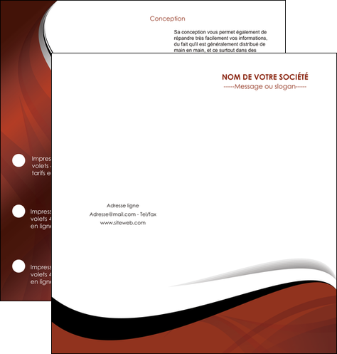 imprimerie depliant 2 volets  4 pages  texture contexture structure MFLUOO25617