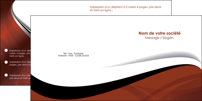 creer modele en ligne depliant 2 volets  4 pages  texture contexture structure MFLUOO25631