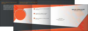 realiser depliant 4 volets  8 pages  texture contexture structure MIFBE25647