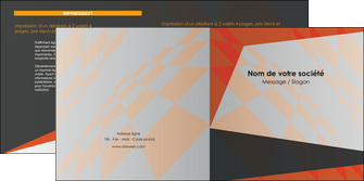 faire depliant 2 volets  4 pages  texture contexture structure MIFBE25665