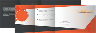 realiser depliant 4 volets  8 pages  texture contexture structure MIFBE25679