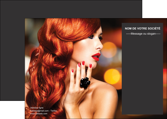 creation graphique en ligne affiche centre esthetique  coiffure coiffeur coiffeuse MIDLU25681