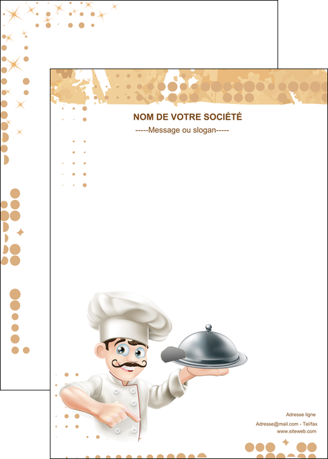 imprimer affiche boulangerie restaurant restauration restaurateur MID25811