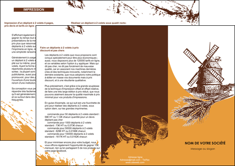 exemple depliant 3 volets  6 pages  boulangerie boulanger boulange MLIG25851