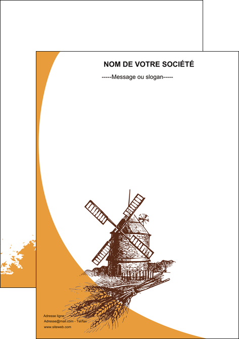 imprimerie affiche boulangerie boulanger boulange MLIG25857