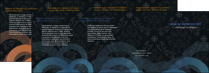 faire modele a imprimer depliant 4 volets  8 pages  textures contextures structures MFLUOO26015