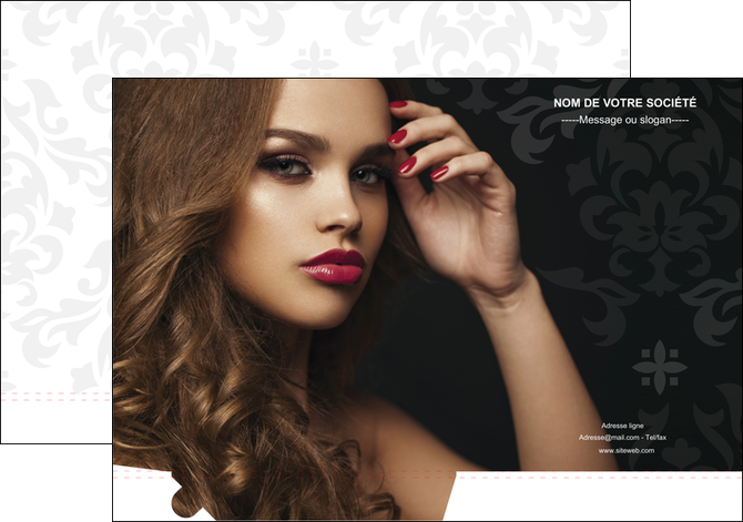 modele en ligne pochette a rabat cosmetique coiffure salon salon de coiffure MIDBE26055