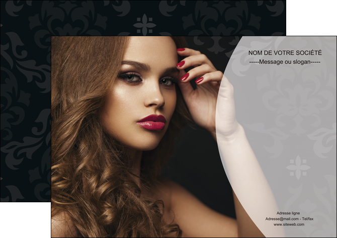 cree affiche cosmetique coiffure salon salon de coiffure MIDBE26063