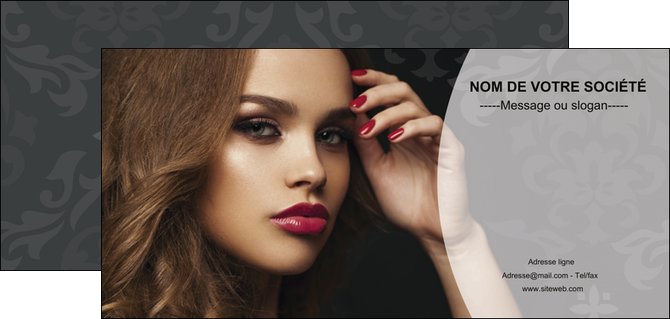 cree flyers cosmetique coiffure salon salon de coiffure MIDBE26071