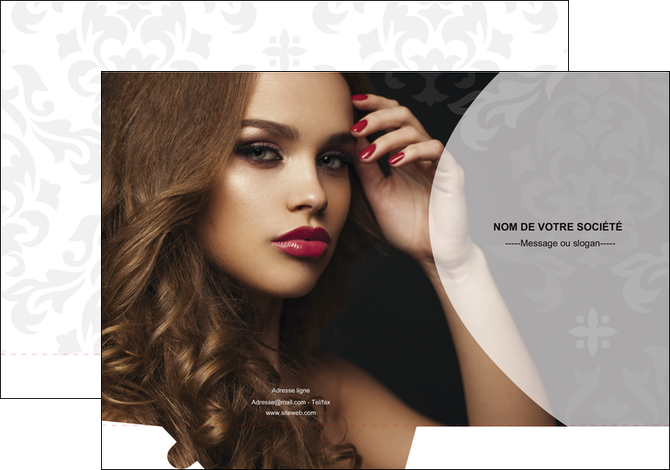 creer modele en ligne pochette a rabat cosmetique coiffure salon salon de coiffure MIDBE26079