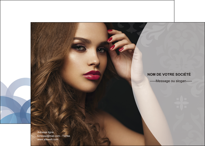 cree affiche cosmetique coiffure salon salon de coiffure MIDBE26089