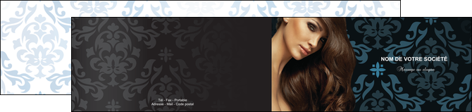 impression depliant 2 volets  4 pages  centre esthetique  coiffure salon de coiffure beaute MFLUOO26303