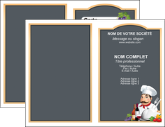 faire carte de visite metiers de la cuisine menu restaurant restaurant francais MIDLU26429