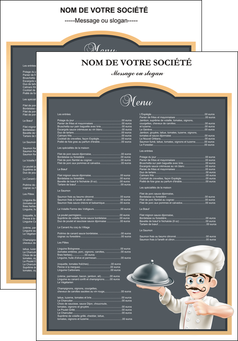 creation graphique en ligne affiche metiers de la cuisine c MIDLU26535
