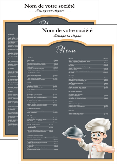 modele affiche metiers de la cuisine c MIDLU26549