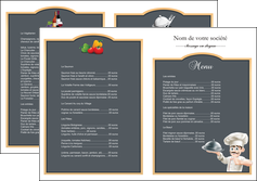 realiser depliant 2 volets  4 pages  metiers de la cuisine c MIDLU26553